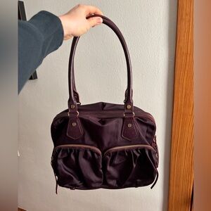 MZ Wallace Jane Bedford Shoulder Bag in Currant New with Tags